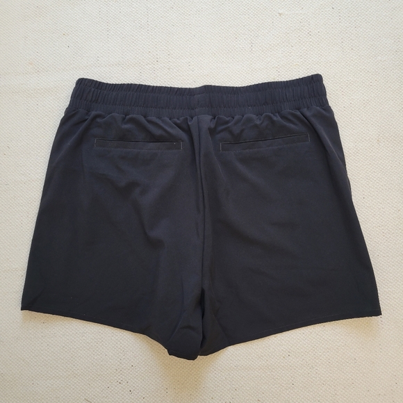 JOHNNY Was Calme Black Retro Striped  Elements Running Shorts Med - Picture 3 of 9